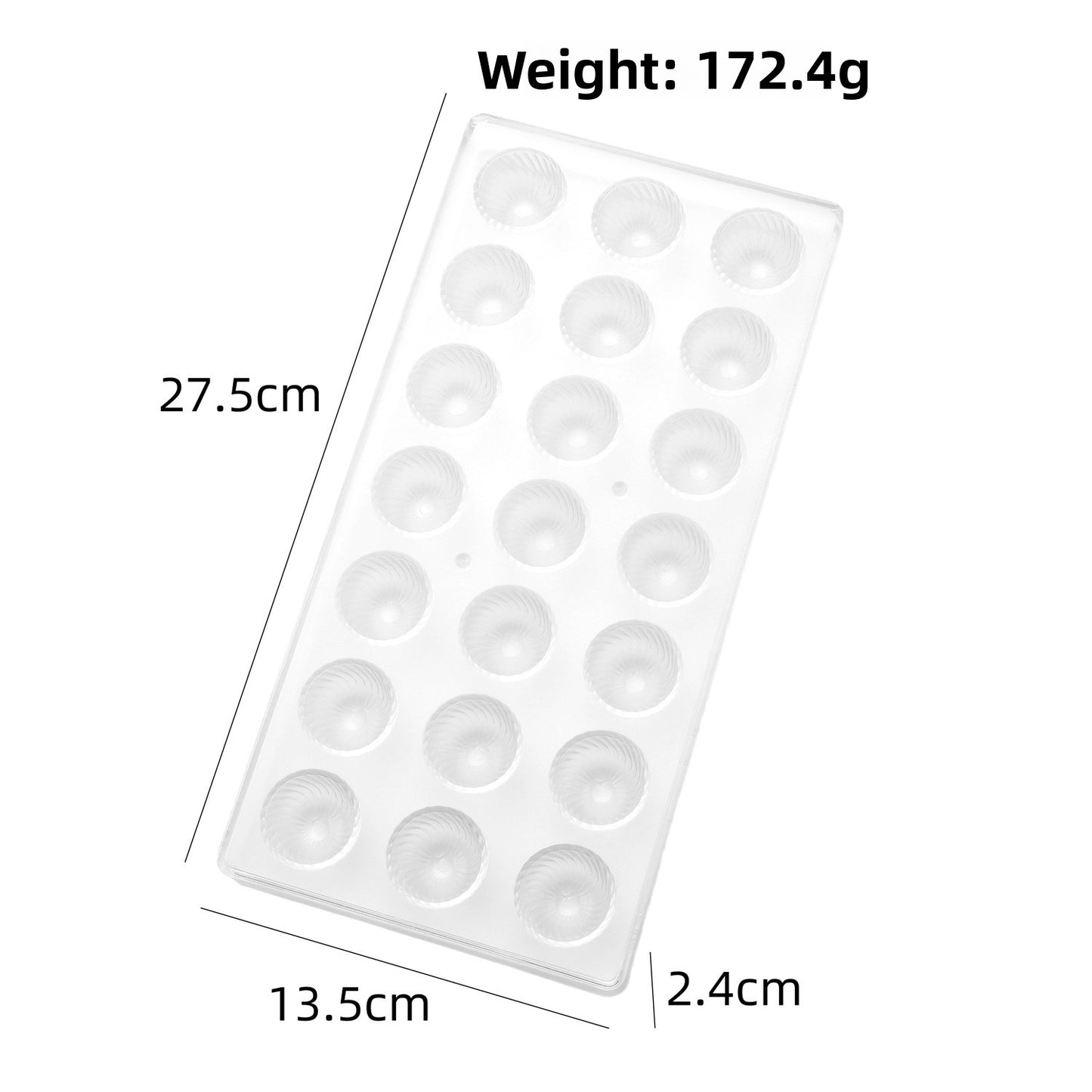 Plastic Chocolate Baking Molds