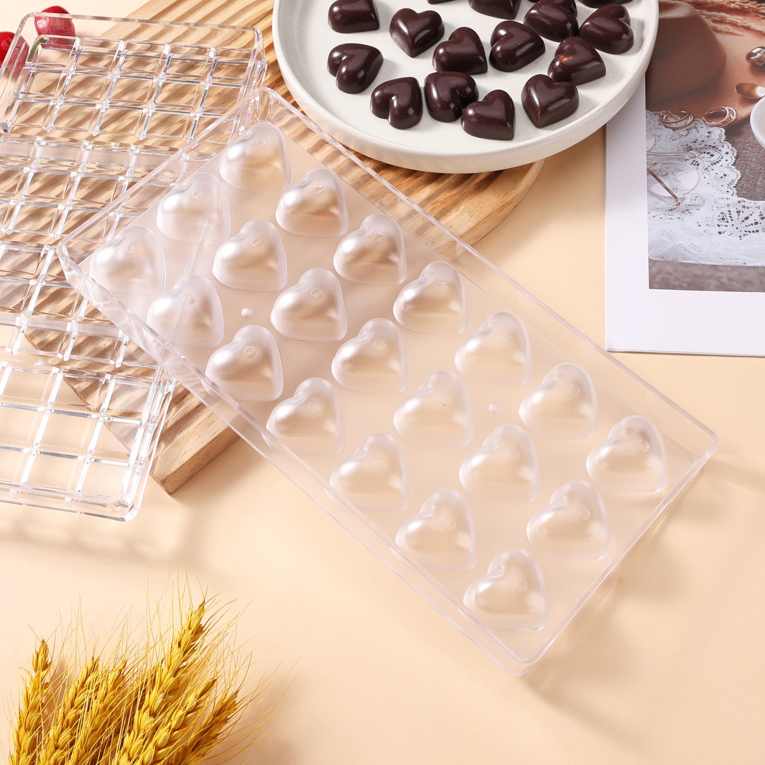 Plastic Chocolate Baking Molds
