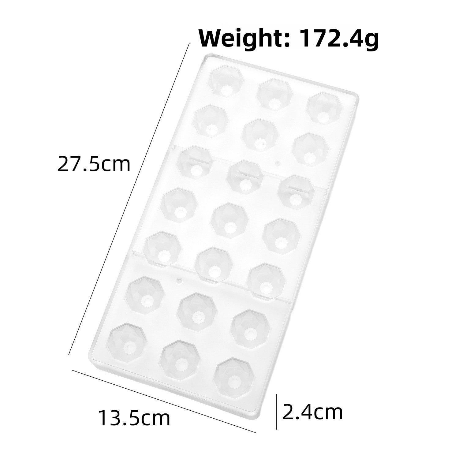 Plastic Chocolate Baking Molds