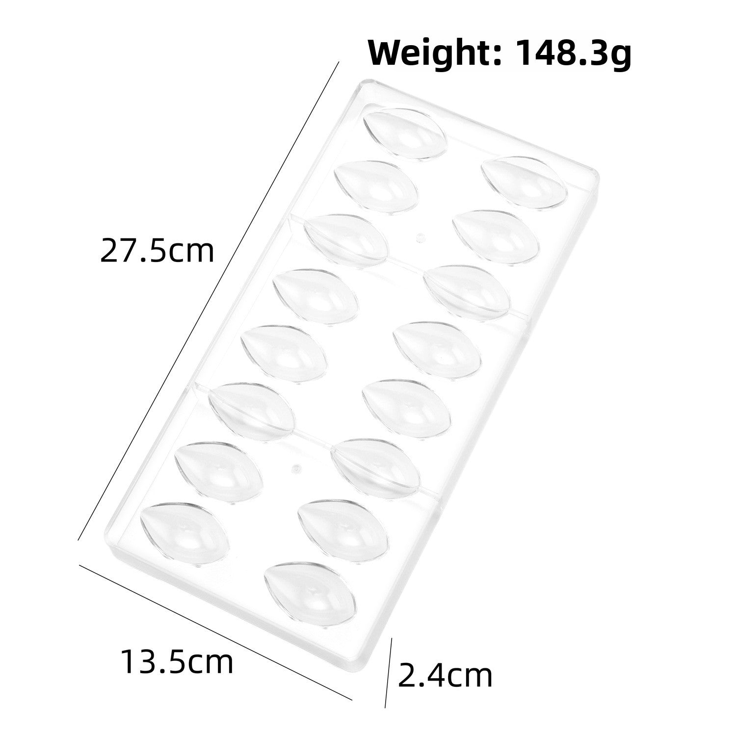 Plastic Chocolate Baking Molds