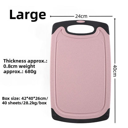 Plastic chopping board