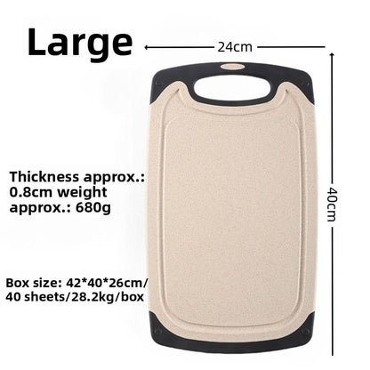 Plastic chopping board