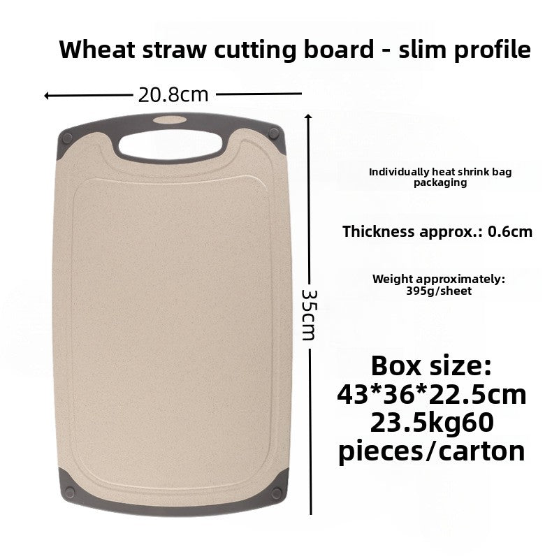 Plastic chopping board