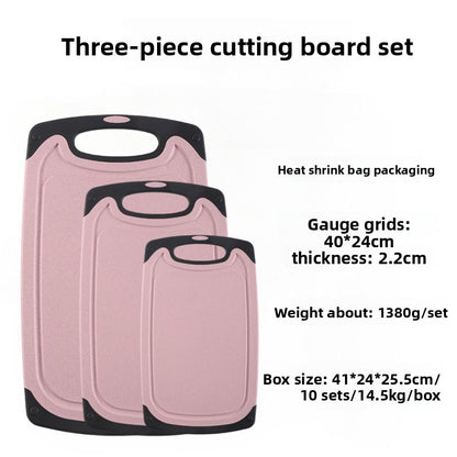 Plastic chopping board