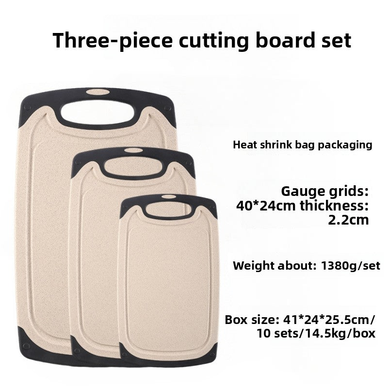 Plastic chopping board