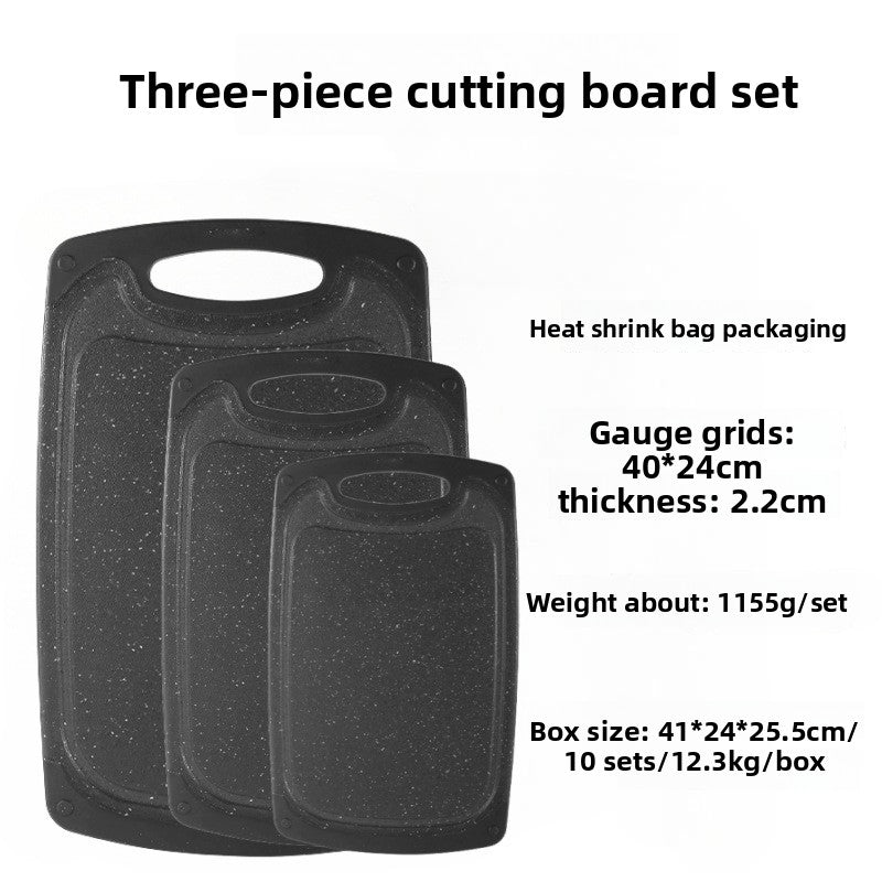 Plastic chopping board