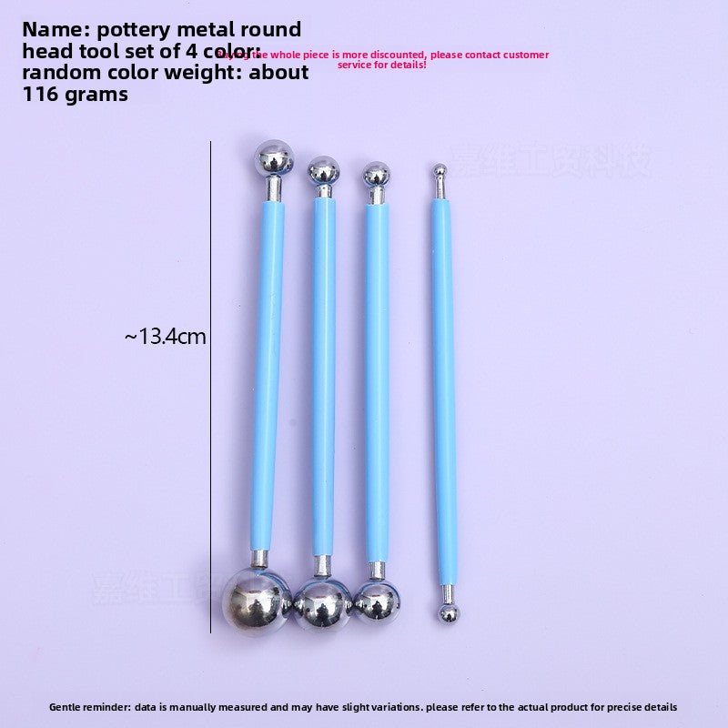 Plastic clay knife set
