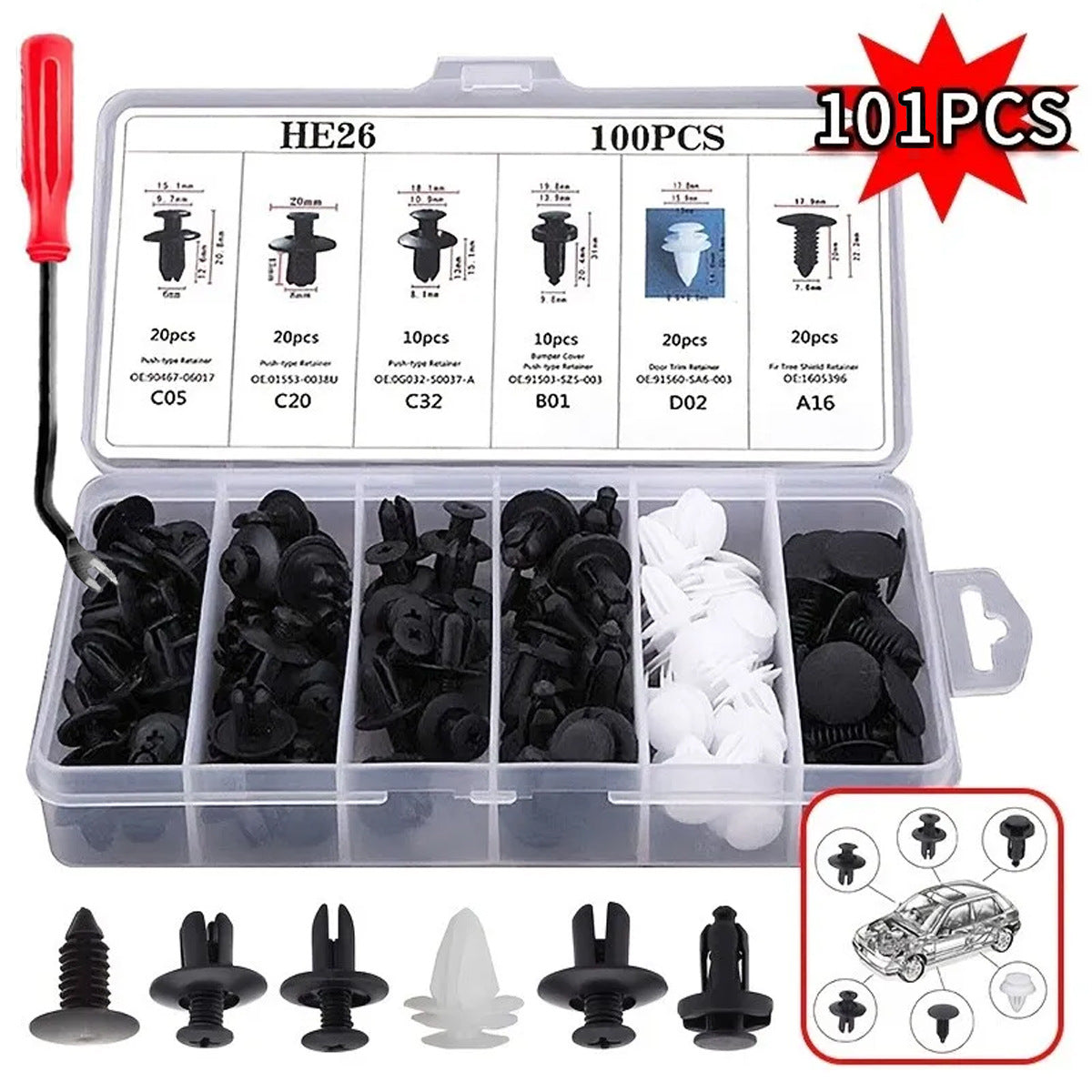 plastic clips