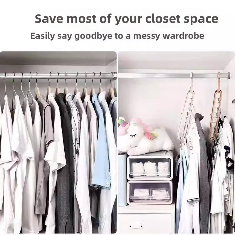Plastic clothes hanger