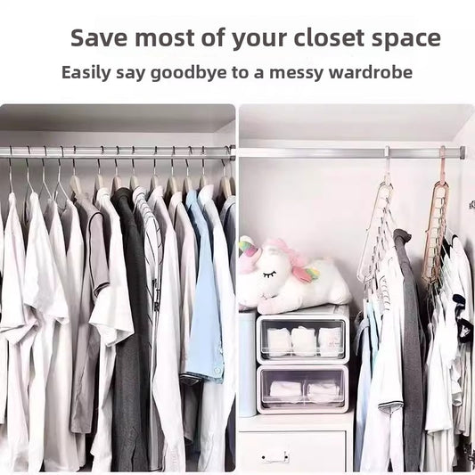 Plastic clothes hanger
