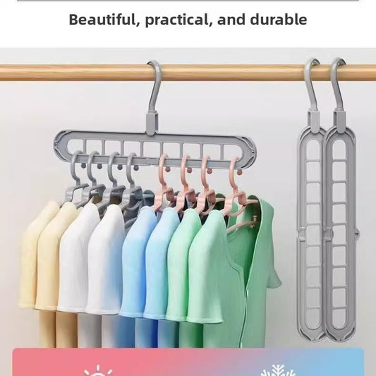 Plastic clothes hanger