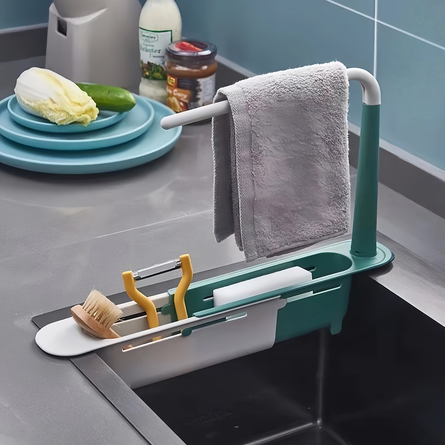 Plastic dish drying rack