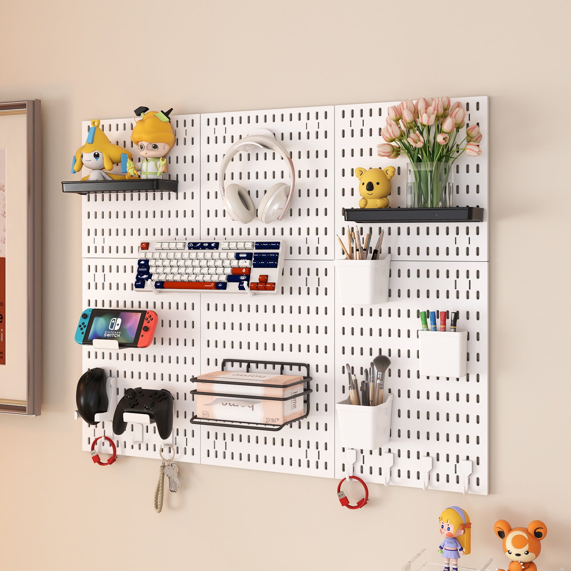 Plastic display board