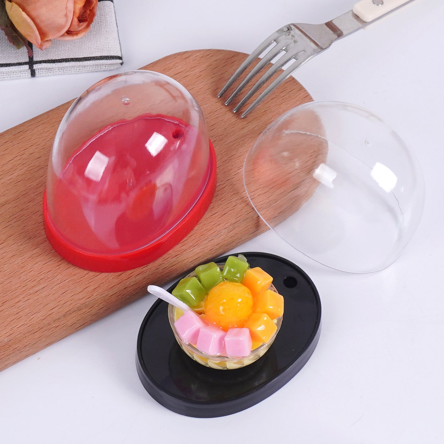 Plastic display cover