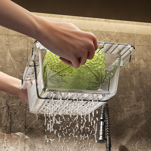 Plastic drain basket