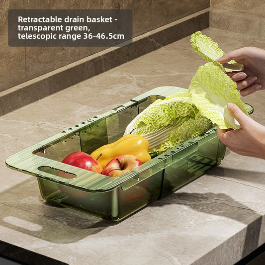 Plastic drain basket