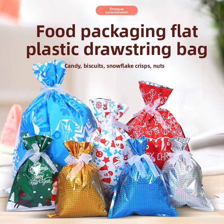 plastic drawstring bag