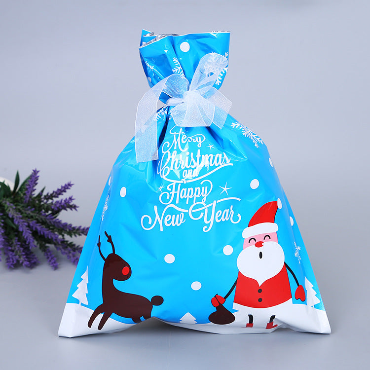 plastic drawstring bag