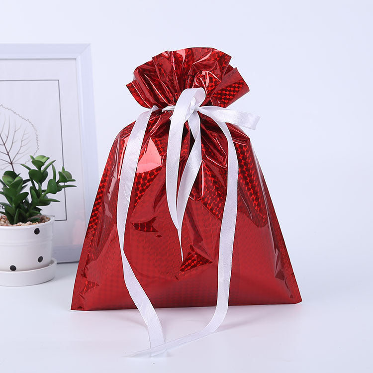 plastic drawstring bag