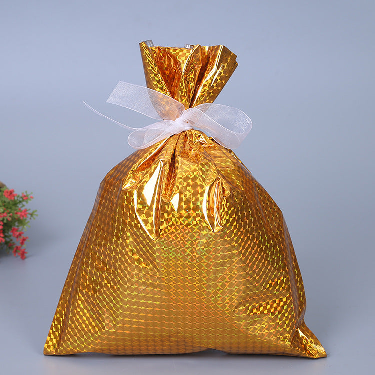 plastic drawstring bag
