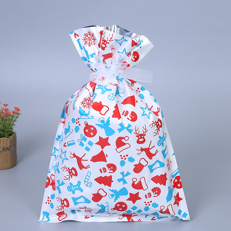 plastic drawstring bag