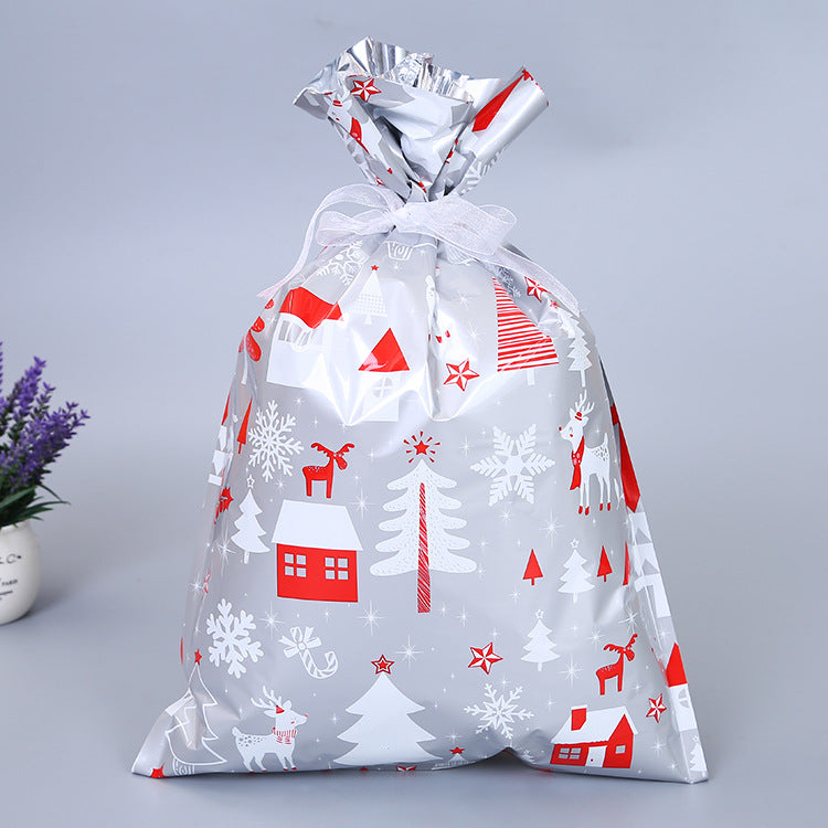 plastic drawstring bag