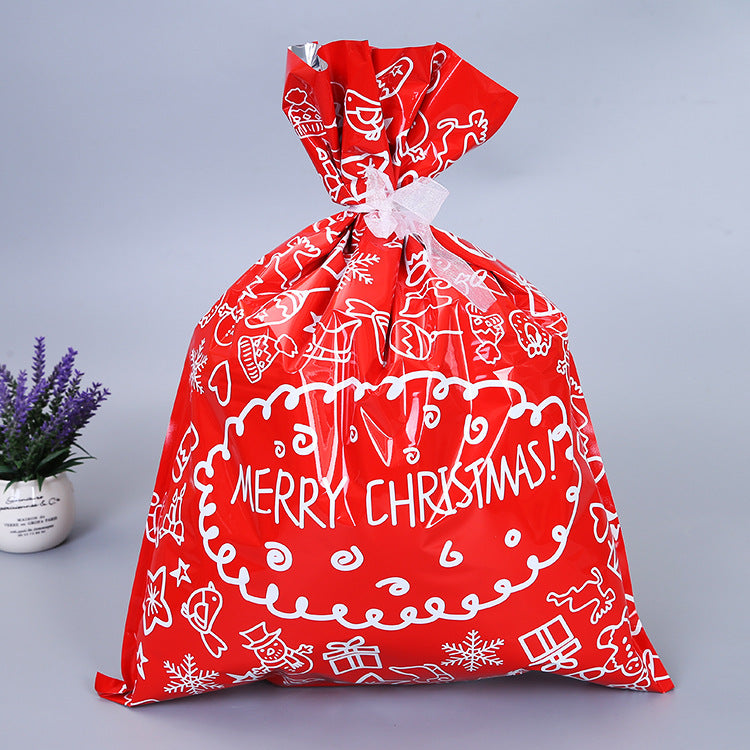 plastic drawstring bag