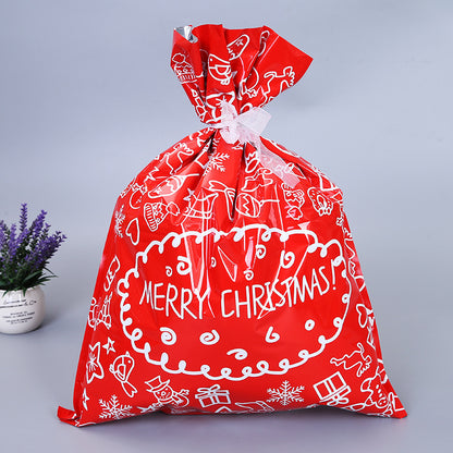 plastic drawstring bag