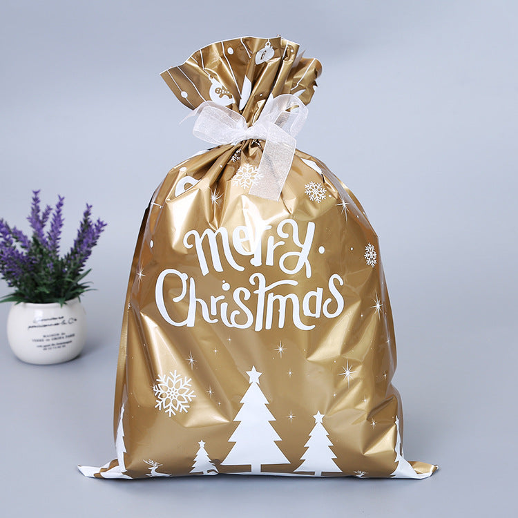 plastic drawstring bag