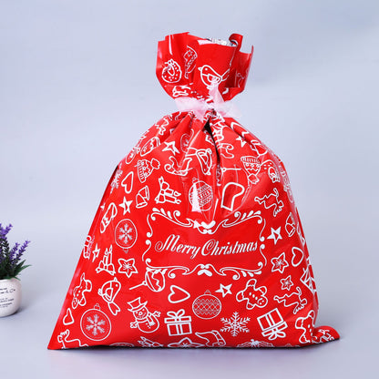 plastic drawstring bag