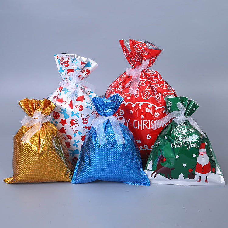 plastic drawstring bag