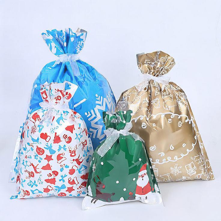 plastic drawstring bag