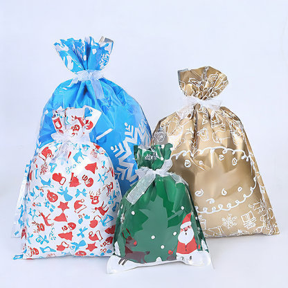 plastic drawstring bag