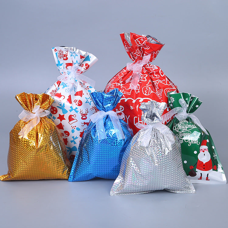 plastic drawstring bag
