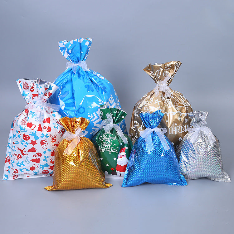 plastic drawstring bag