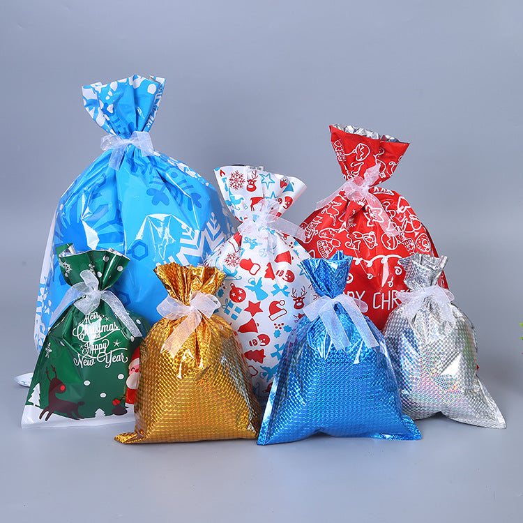 plastic drawstring bag