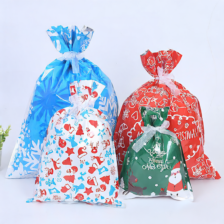 plastic drawstring bag