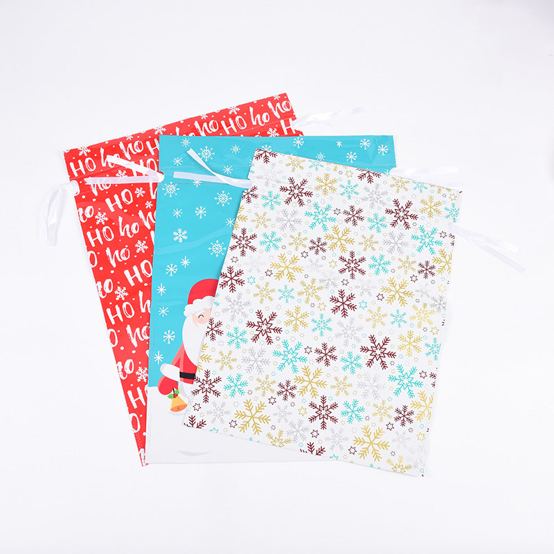 plastic drawstring bag