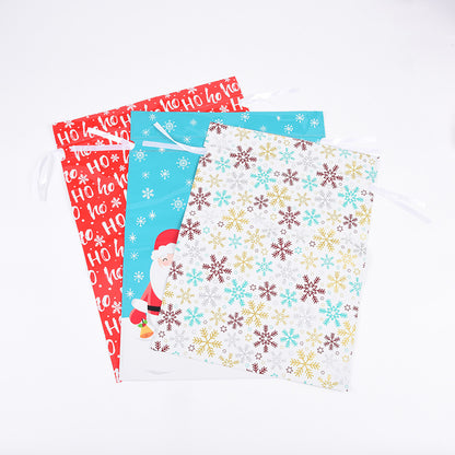 plastic drawstring bag