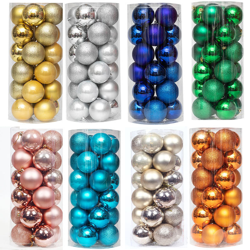 Plastic Electroplated Christmas Tree Decoration Balls