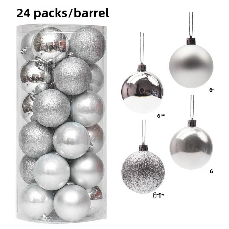 Plastic Electroplated Christmas Tree Decoration Balls