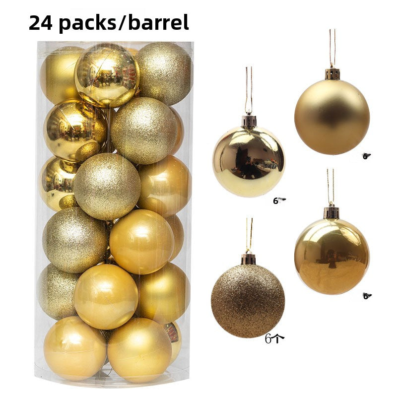 Plastic Electroplated Christmas Tree Decoration Balls