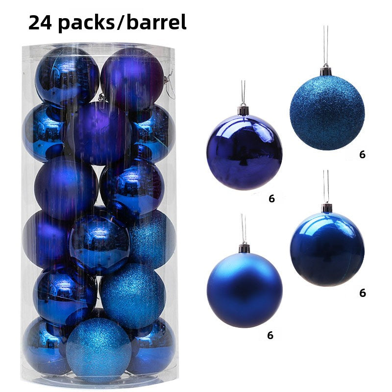 Plastic Electroplated Christmas Tree Decoration Balls