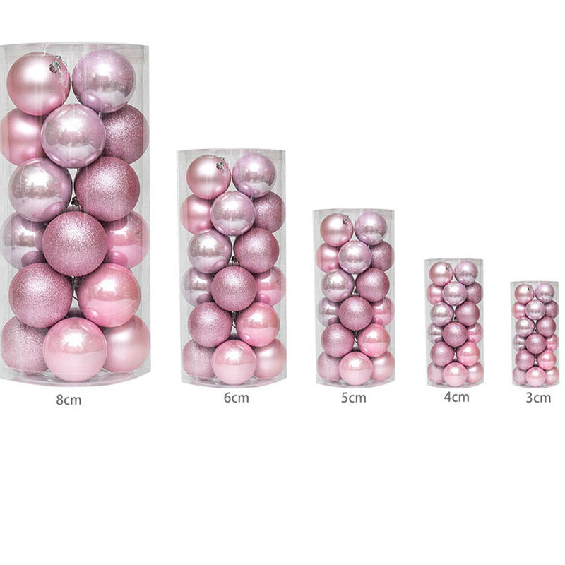 Plastic Electroplated Christmas Tree Decoration Balls