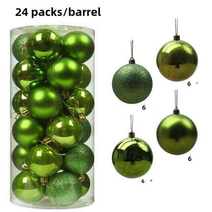 Plastic Electroplated Christmas Tree Decoration Balls