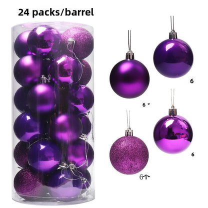 Plastic Electroplated Christmas Tree Decoration Balls