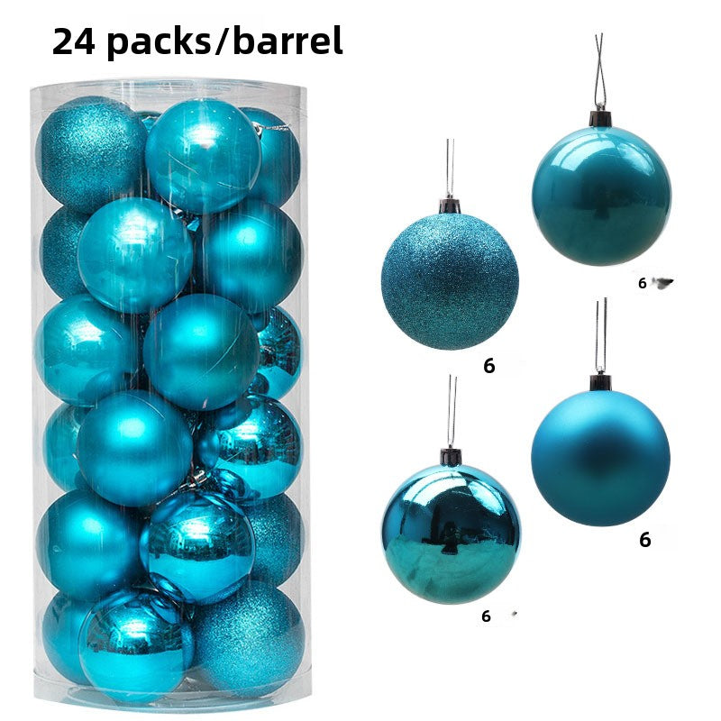 Plastic Electroplated Christmas Tree Decoration Balls