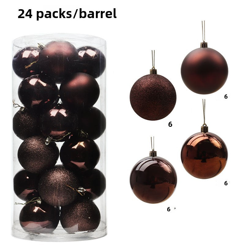 Plastic Electroplated Christmas Tree Decoration Balls