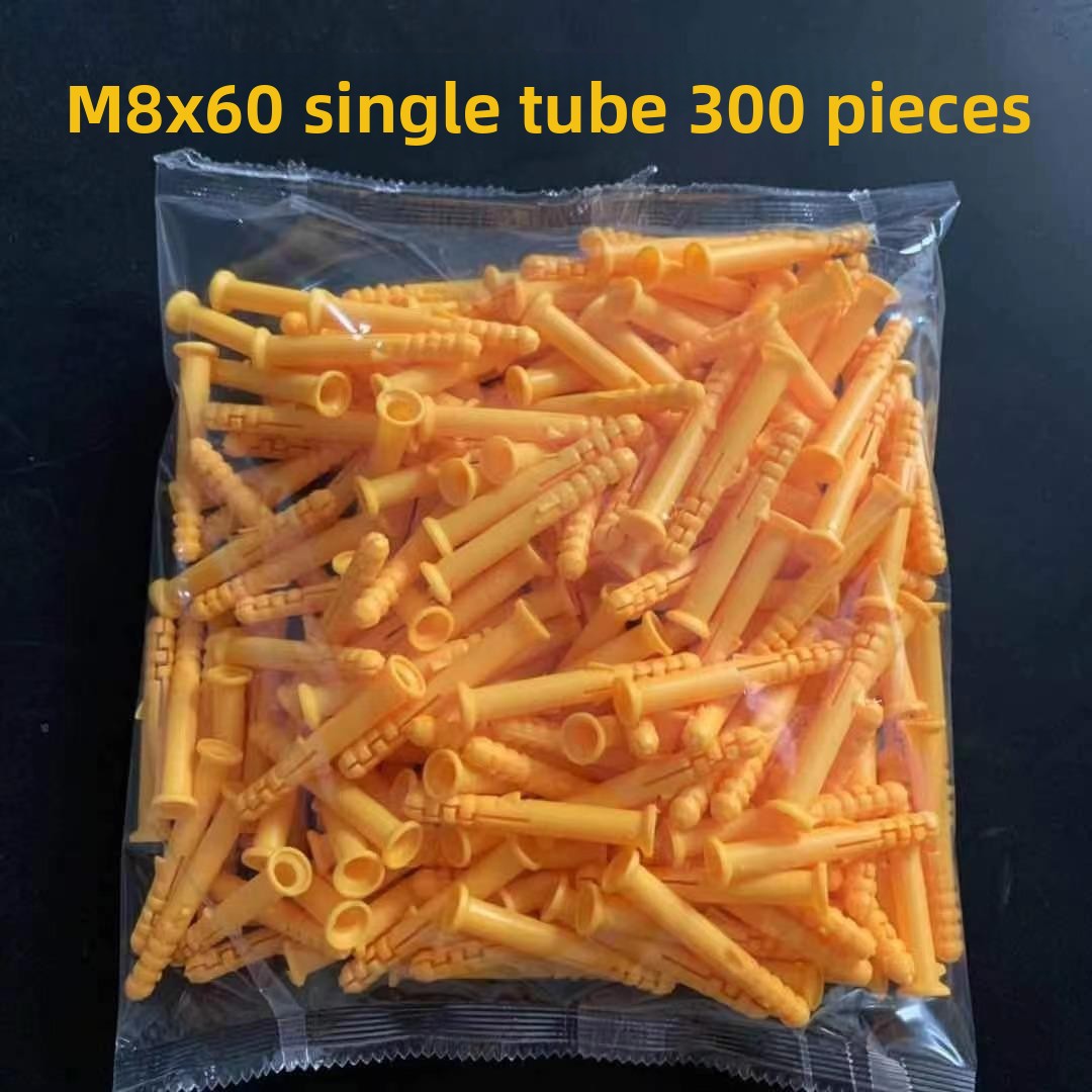 Plastic Expansion Tube Anchor Bolts 6mm 8mm 10mm