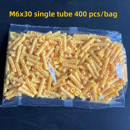Plastic Expansion Tube Anchor Bolts 6mm 8mm 10mm